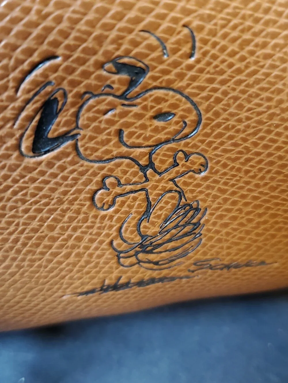 Coach x Peanuts Limited Edition Snoopy Brown Leather Satchel - Custom Gold Chain